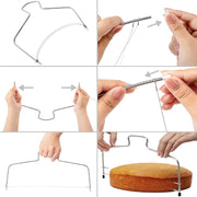 Cake Decorating Kit - 11-Inch Rotating Cake Turntable, 7 Piping Tips, 2 Icing Spatulas & 3 Scrapers, 35-Piece Complete Set