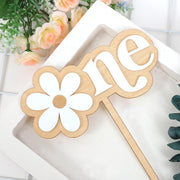 Daisy Cake Topper For 1st Birthday - First Birthday Cake Decoration, Retro Groovy Boho Daisy, Daisy Birthday Party Decor, Best Flower Cake Topper For Baby(Daisy One Cake Topper)