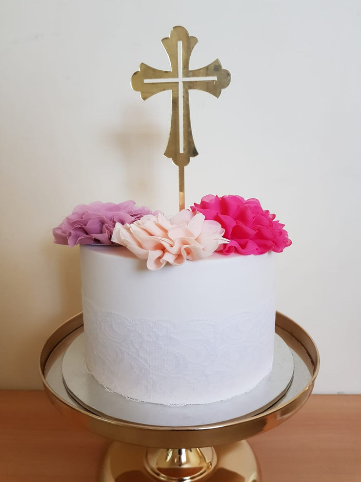 Orthodox Cross Cake Topper - Wedding Bliss Accessories