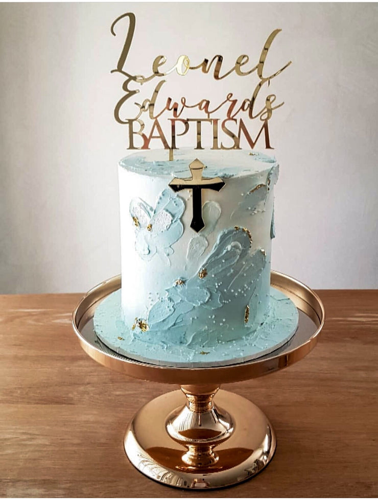 Baptism Cake Topper - Wedding Bliss Accessories