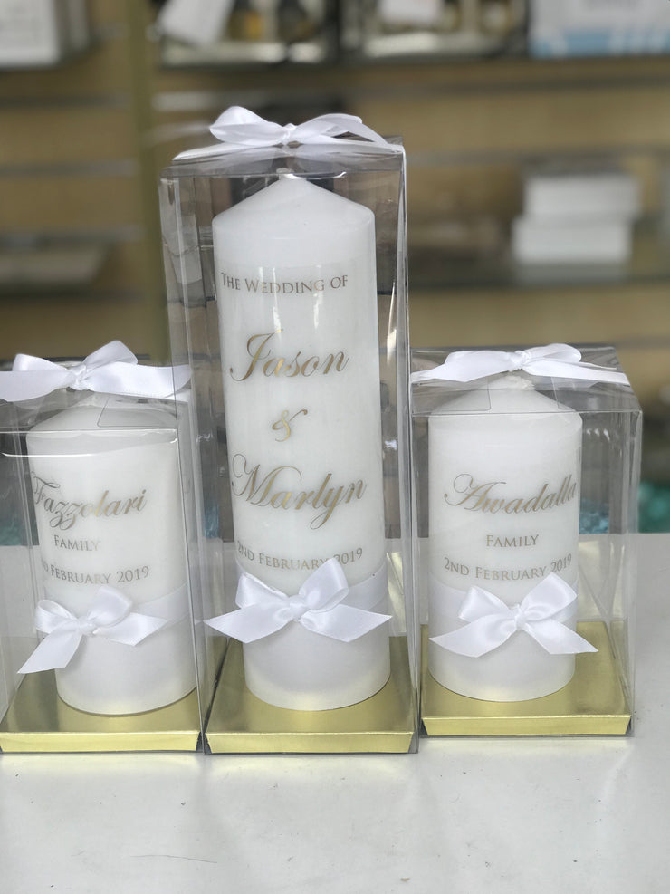 Jason & Maryln Unity Candles