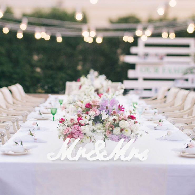 Mr & Mrs Table Word - Wedding Bliss Accessories