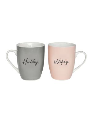 Hubby & Wiffey Mug Set - Wedding Bliss Accessories