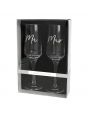 Mr & Mrs Champagne Flutes - Wedding Bliss Accessories